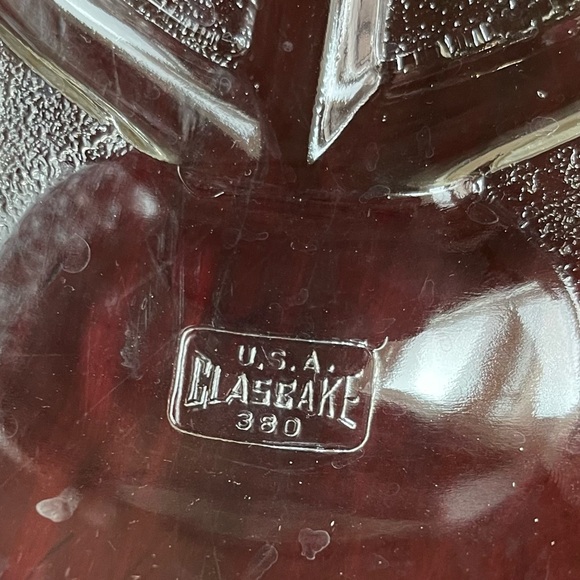 Glasbake Clear Glass Drip Tray #380 - Picture 4 of 8